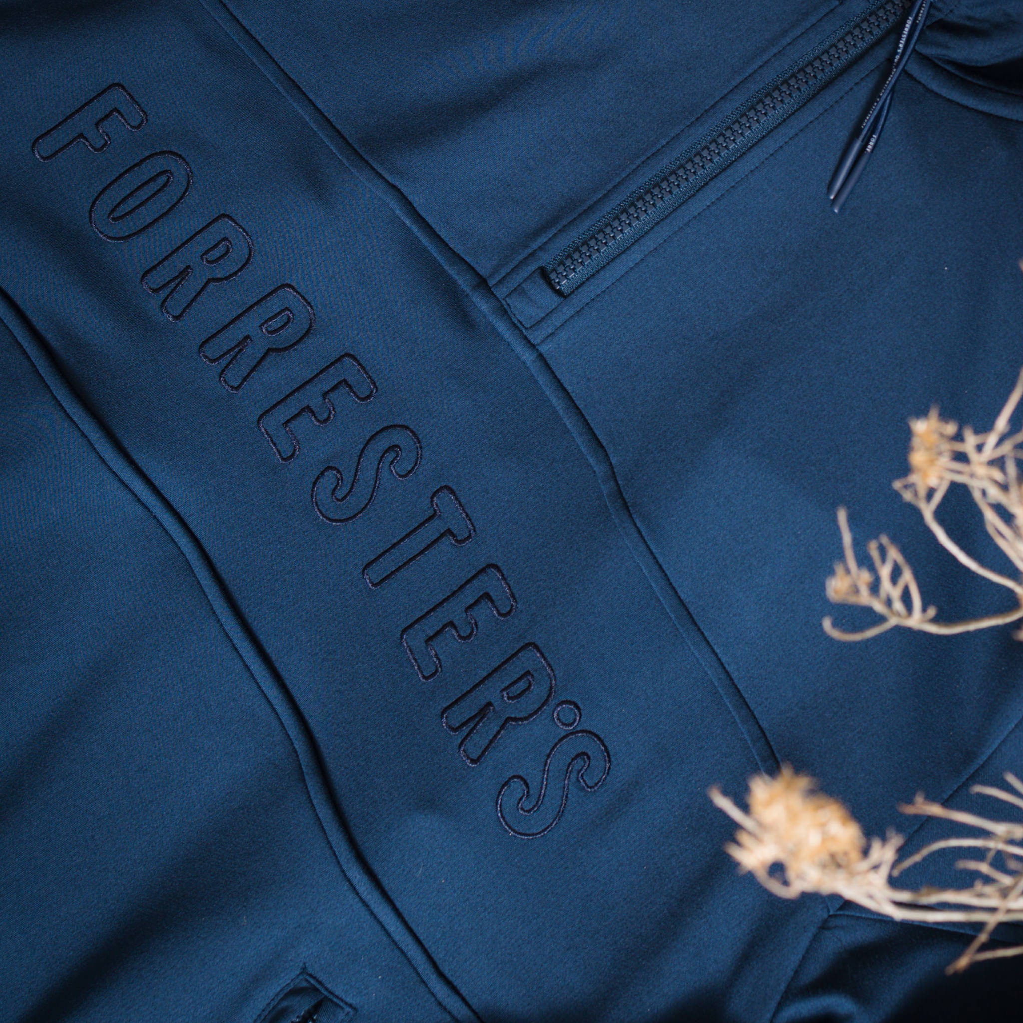 French Terry Quarter Zip - Pageant Blue