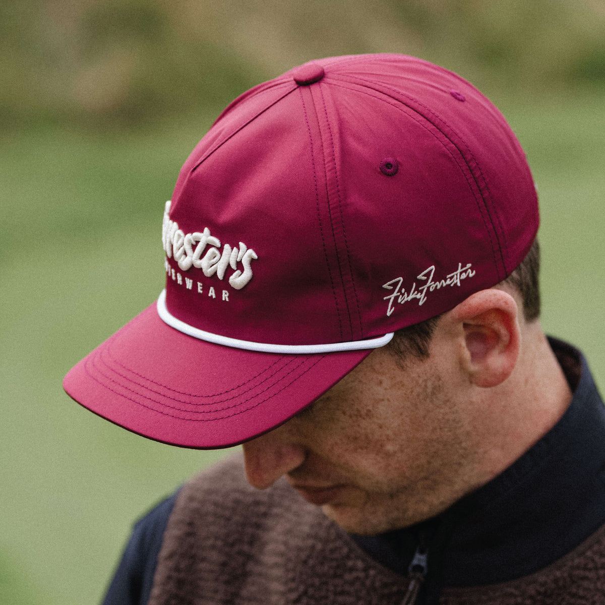 Script Forresters Rope Snapback - Cabernet