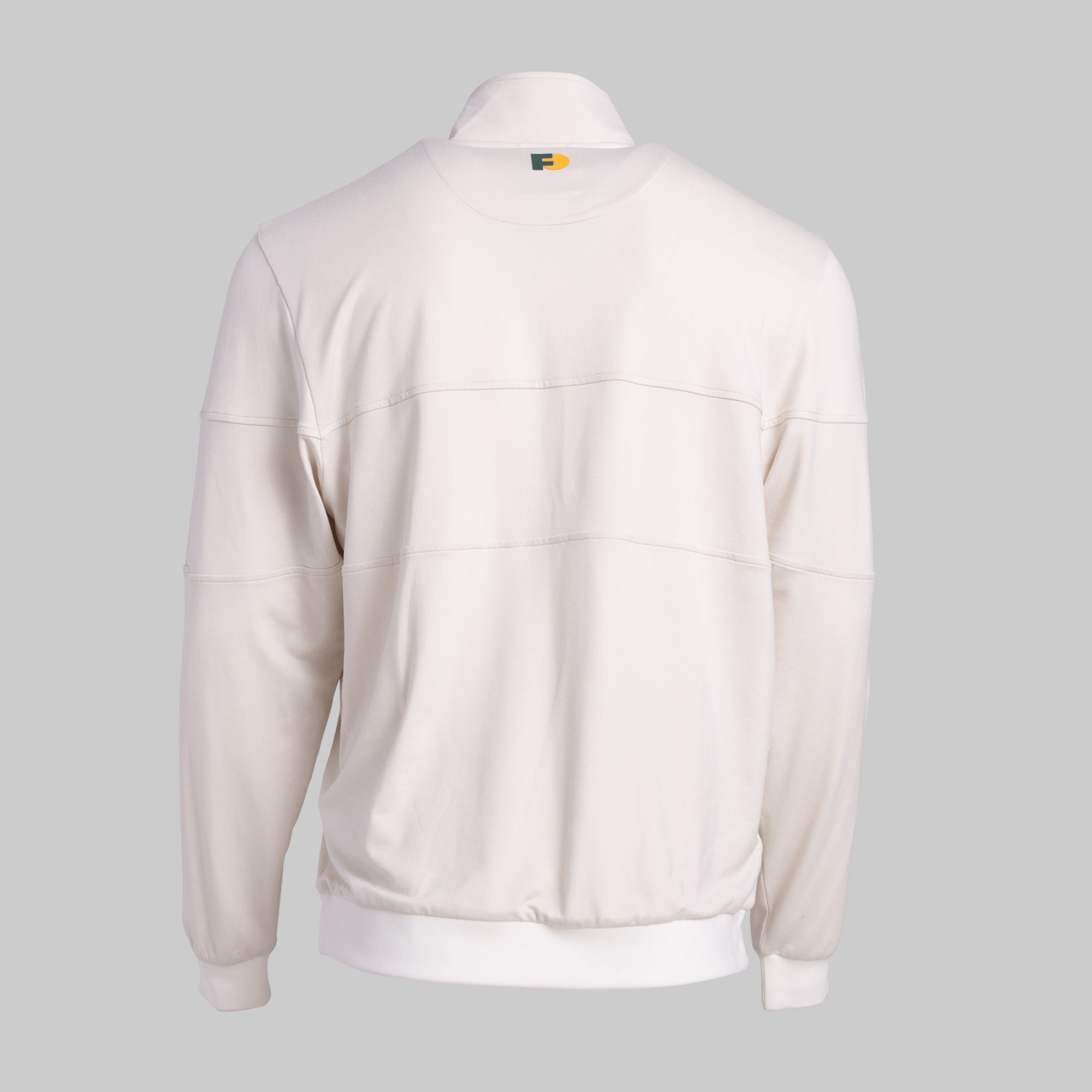 French Terry Quarter Zip - Bone White