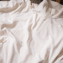French Terry Quarter Zip - Bone White