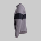French Terry Quarter Zip - Brushed Nickel/Jet Black