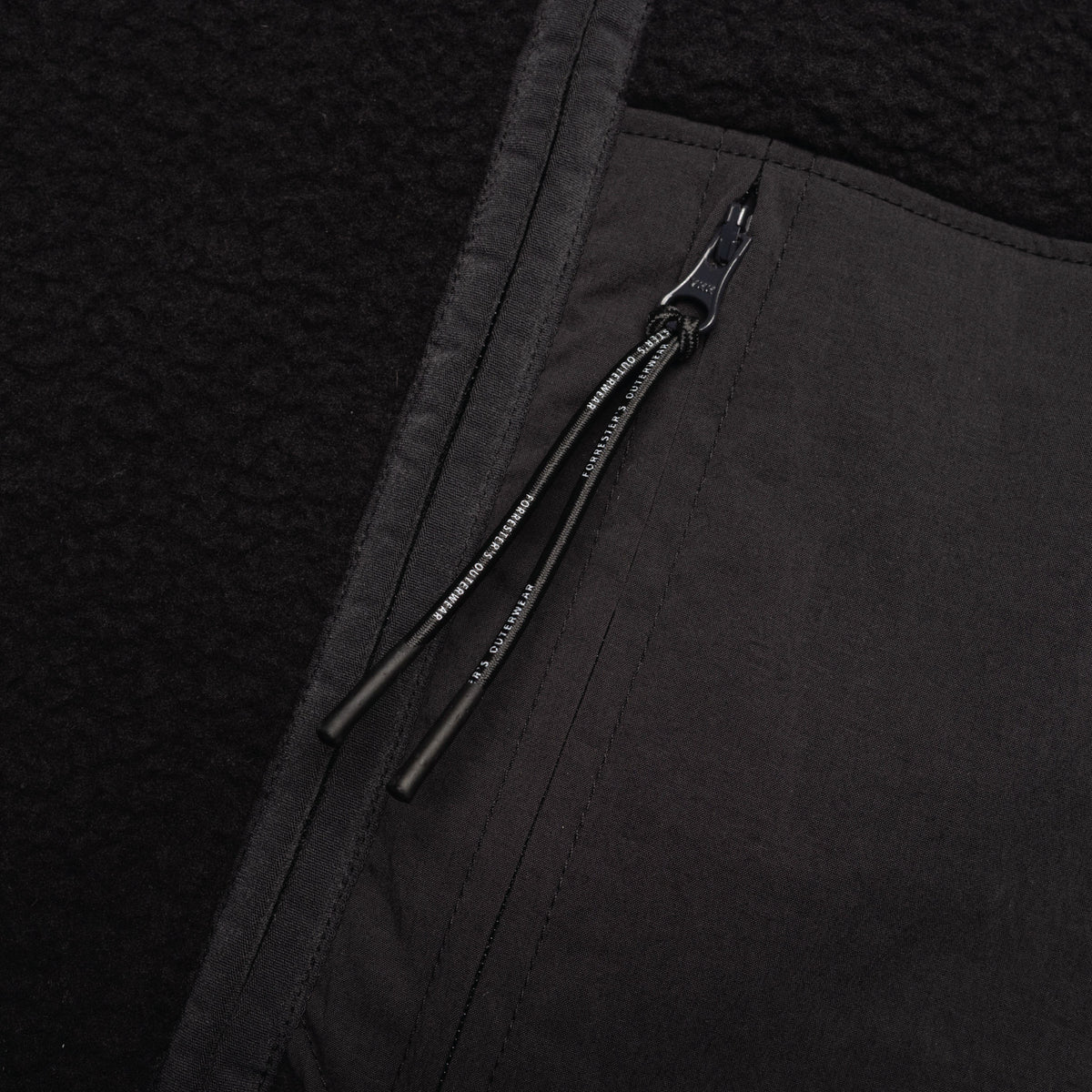 Fleece Vest - Jet Black