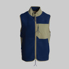 Fleece Vest - Pageant Blue/Loden Green
