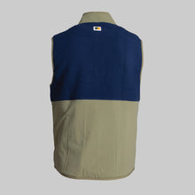 Fleece Vest - Pageant Blue/Loden Green