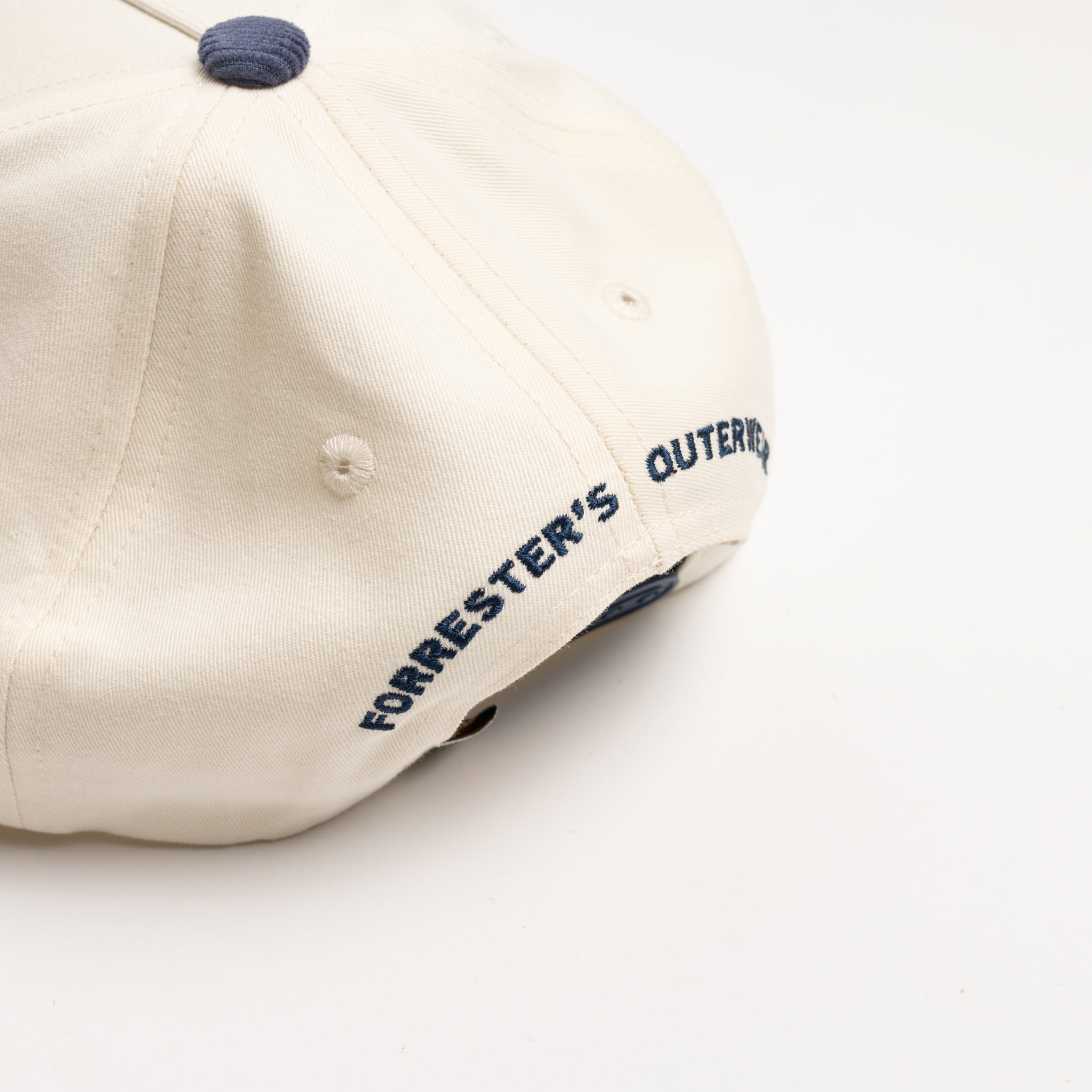 Monotype F Snapback - Bone White/Dutch Blue