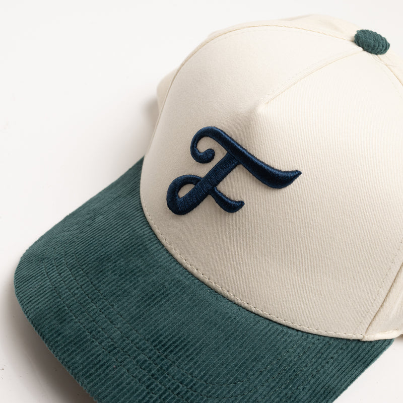 Monotype F Snapback - Bone White/North Sea
