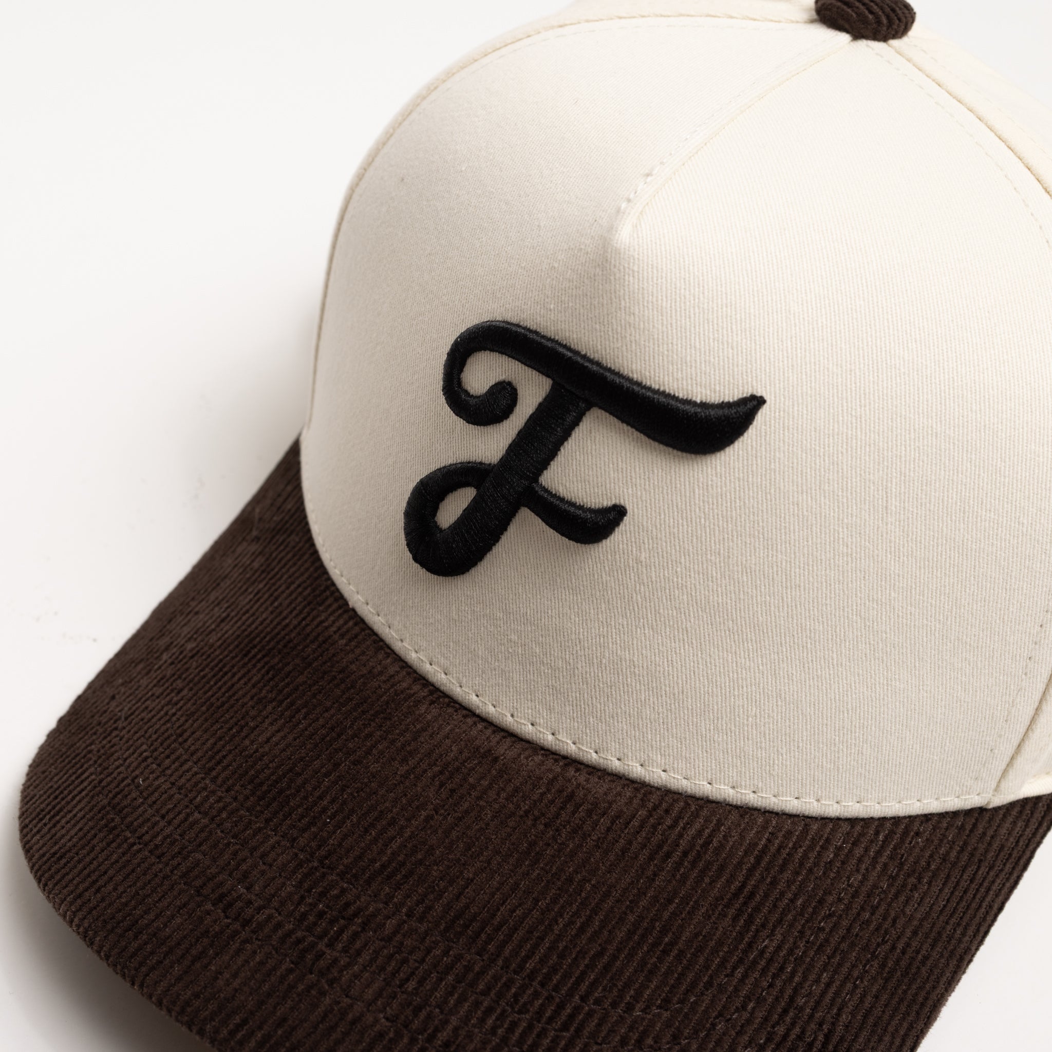 Monotype F Snapback - Bone White/Timber Brown
