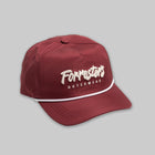 Script Forresters Rope Snapback - Cabernet