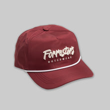 Script Forresters Rope Snapback - Cabernet