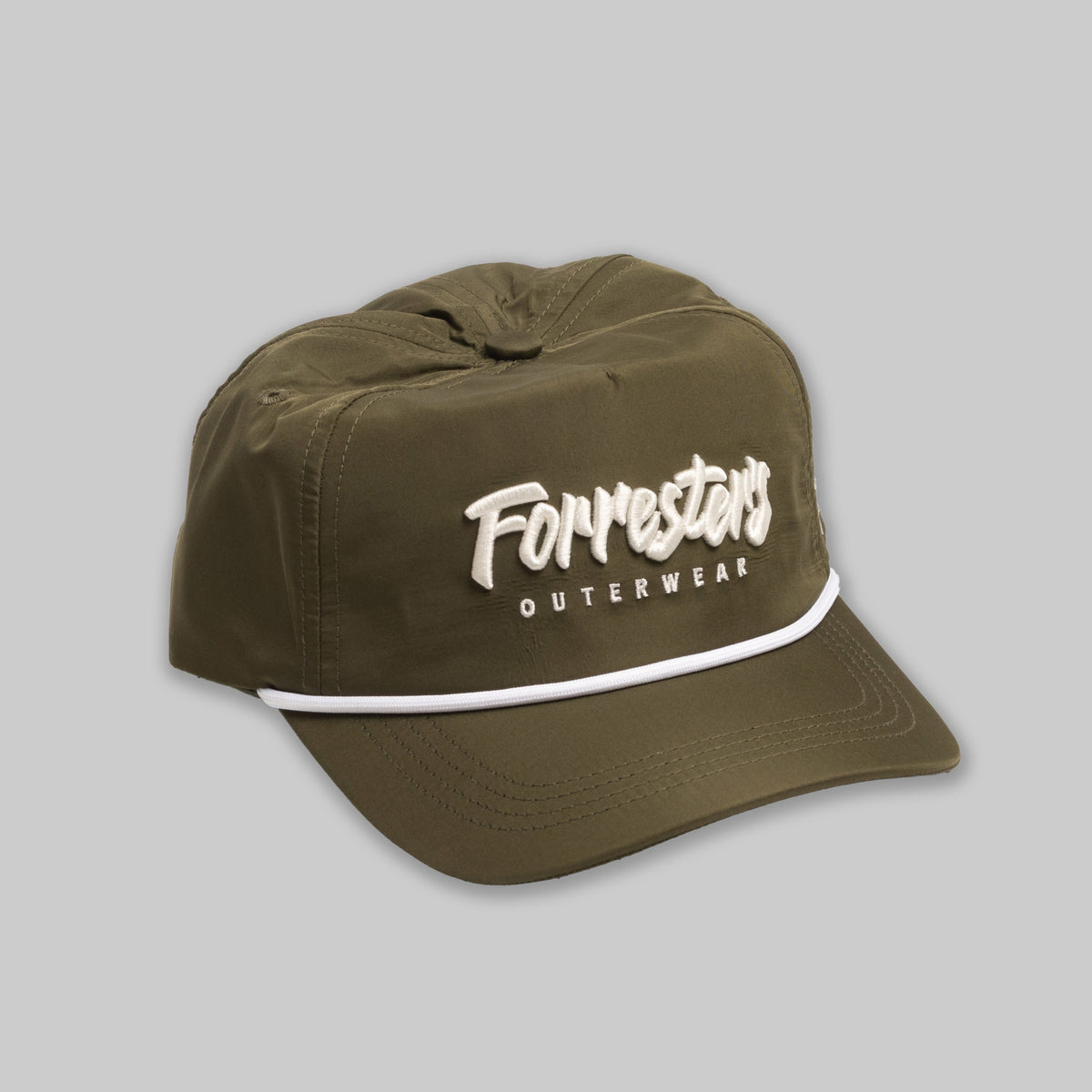 Script Forresters Rope Snapback - Loden Green