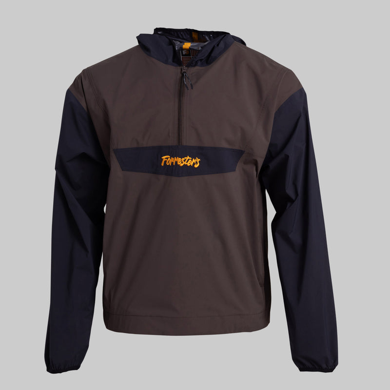 Packable Rain Jacket - Timber Brown/Jet Black