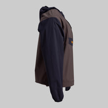 Packable Rain Jacket - Timber Brown/Jet Black