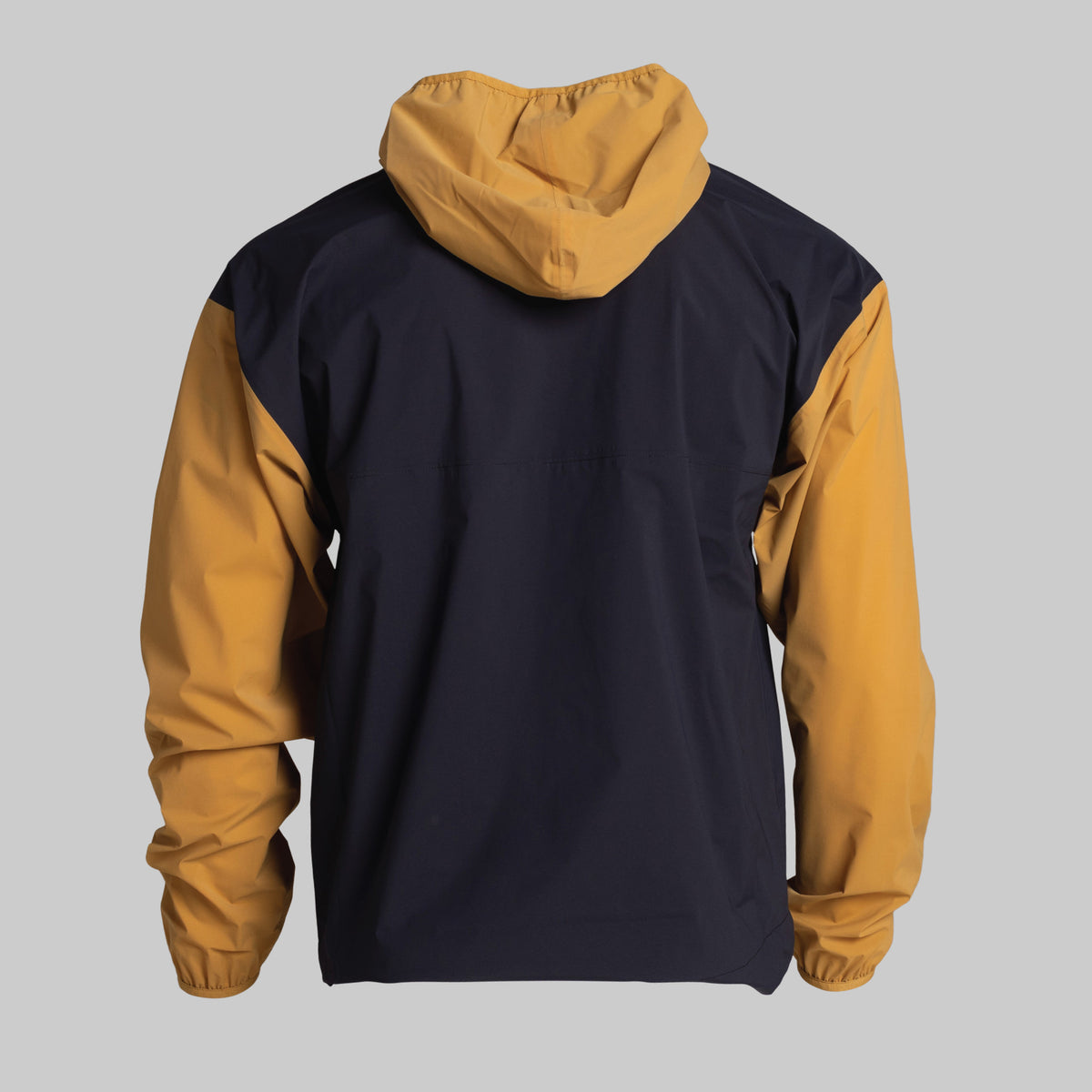 Packable Rain Jacket - Jet Black/Wheat