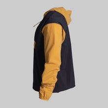 Packable Rain Jacket - Jet Black/Wheat