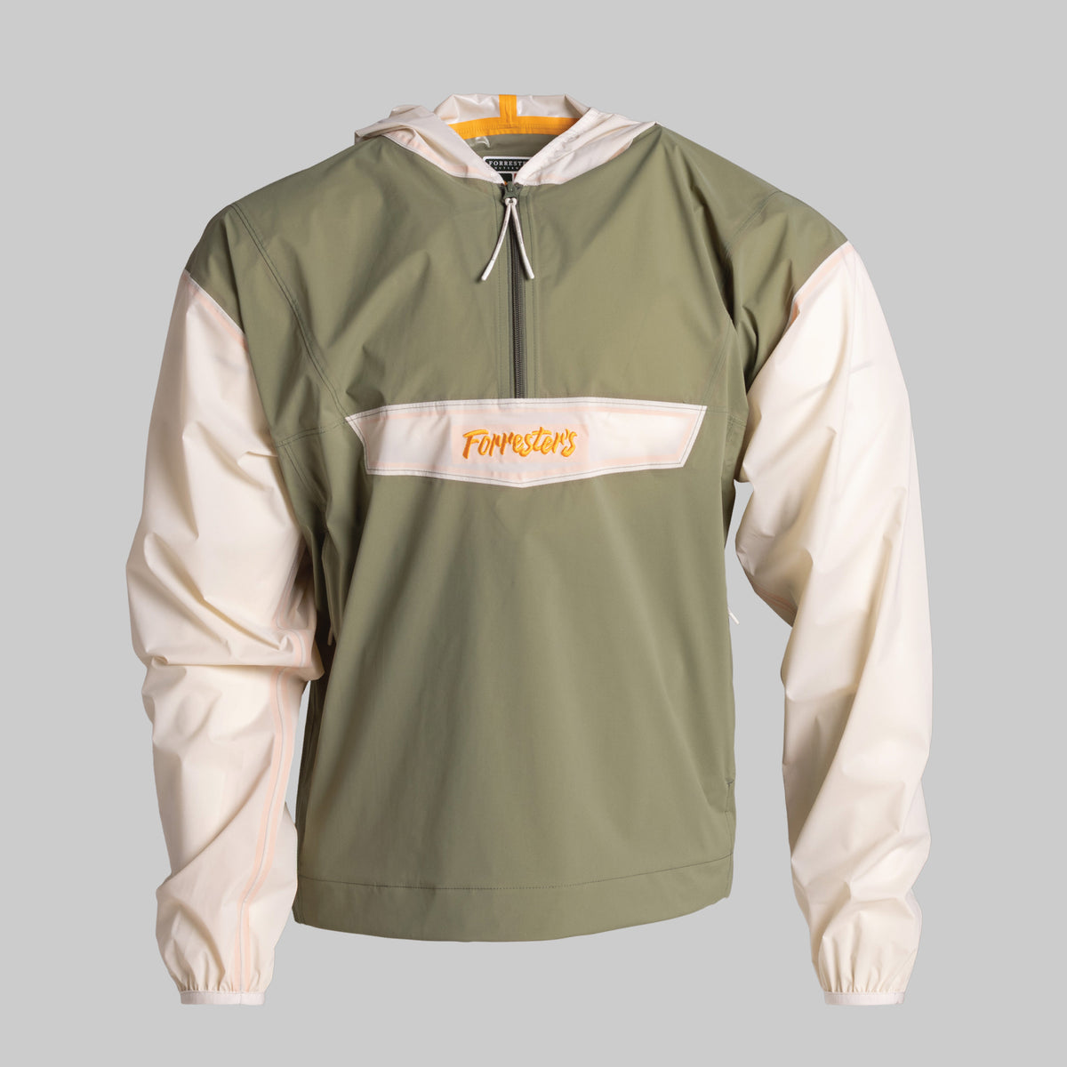 Packable Rain Jacket - Loden Green/Bone