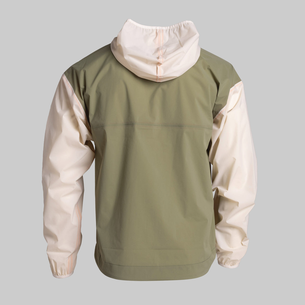 Packable Rain Jacket - Loden Green/Bone