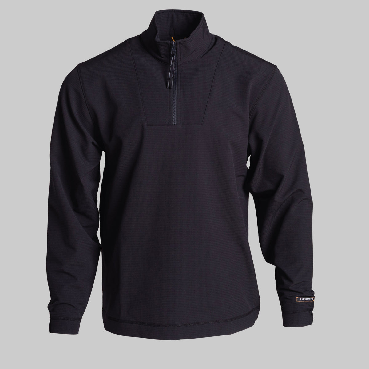 Range Quarter Zip - Jet Black