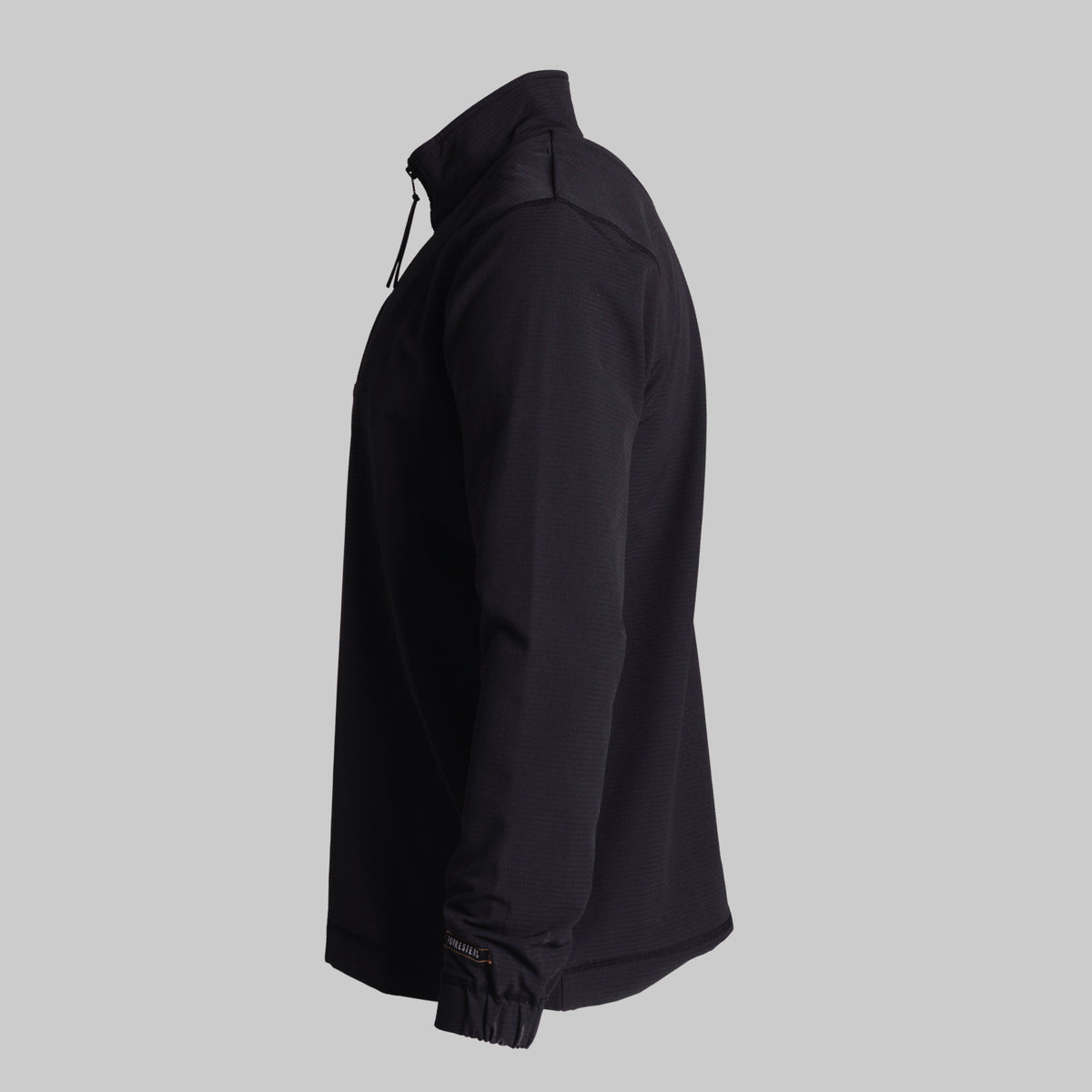 Range Quarter Zip - Jet Black