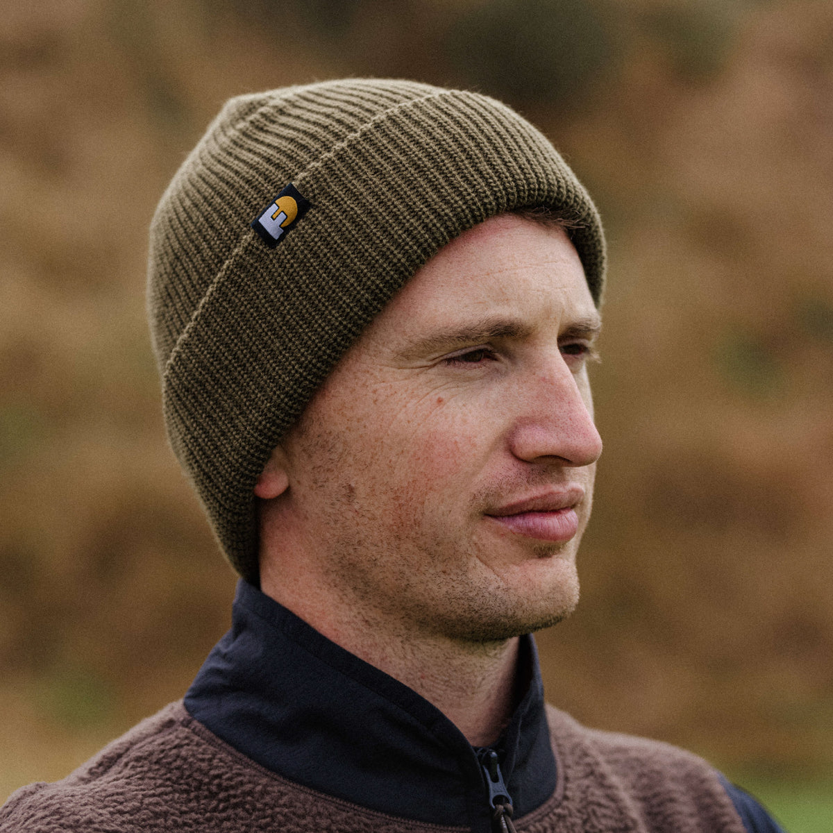 Wool Beanie - Loden