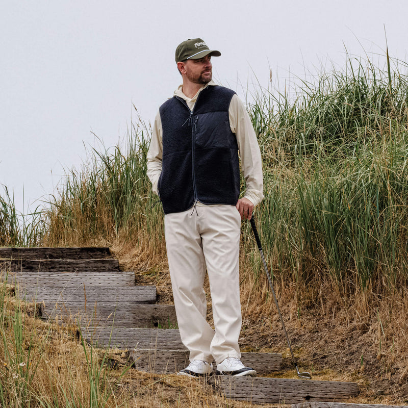 Fleece Vest - Jet Black