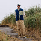 Fleece Vest - Pageant Blue/Loden Green