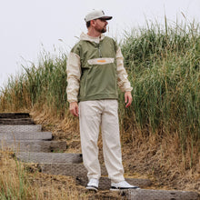Packable Rain Jacket - Loden Green/Bone