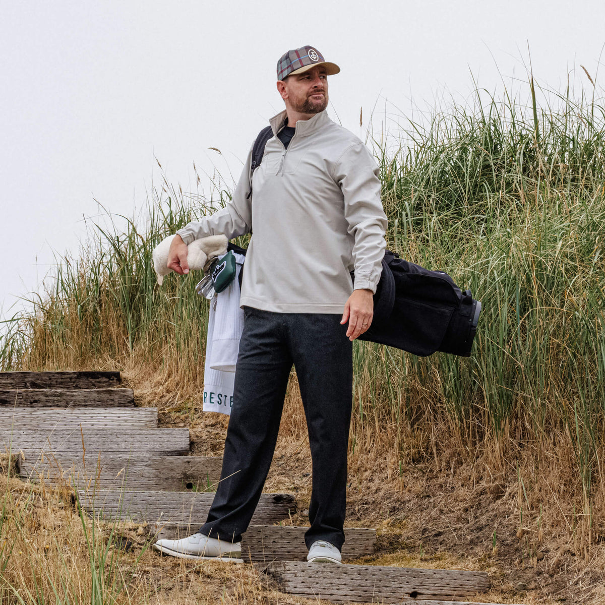 Range Quarter Zip - Overcast Gray
