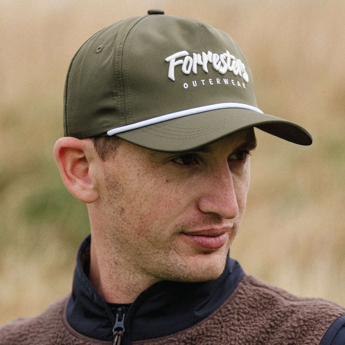 Script Forresters Rope Snapback - Loden Green