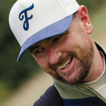 Monotype F Snapback - Bone White/Dutch Blue