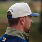 Monotype F Snapback - Bone White/Dutch Blue