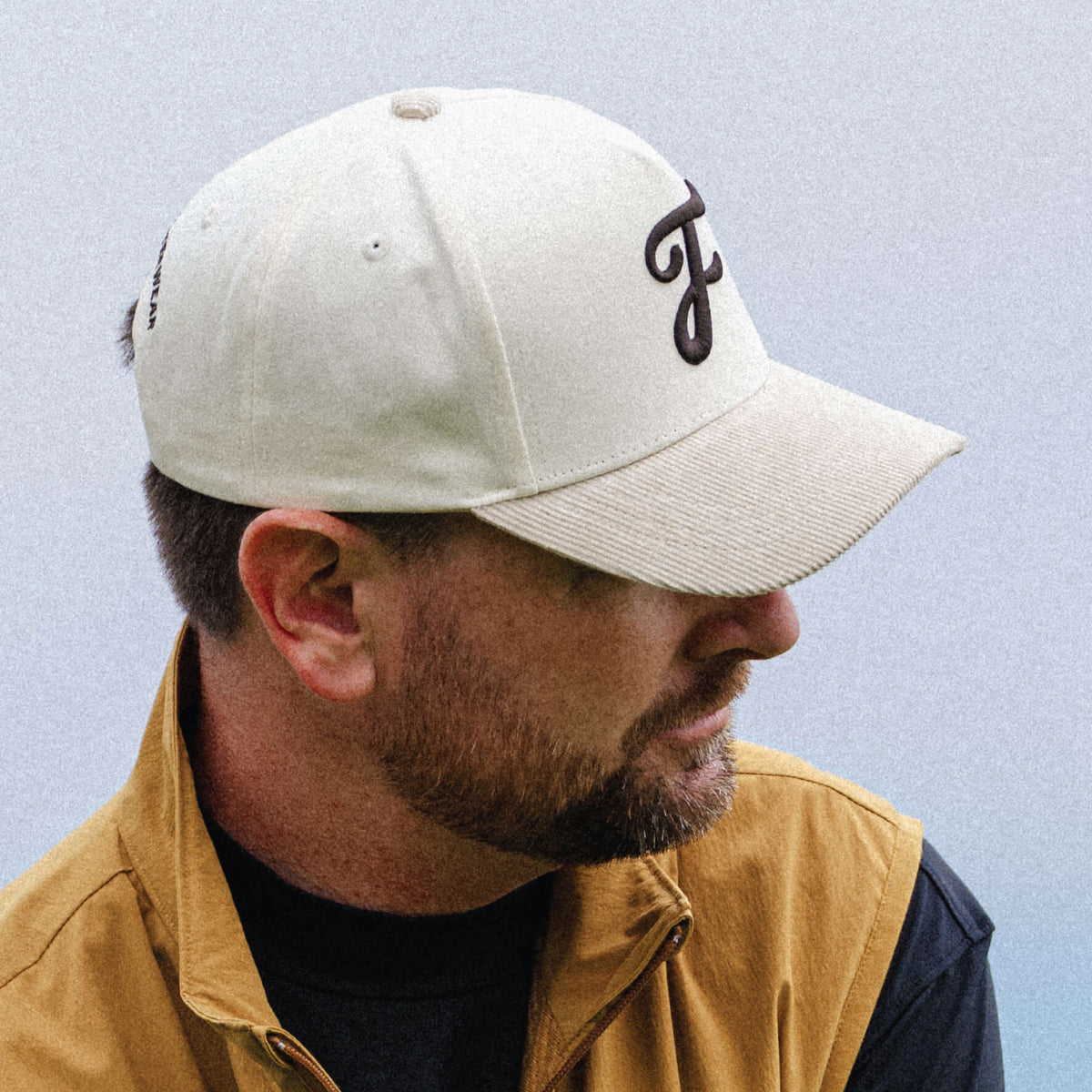 Monotype F Snapback - Bone White/Natural